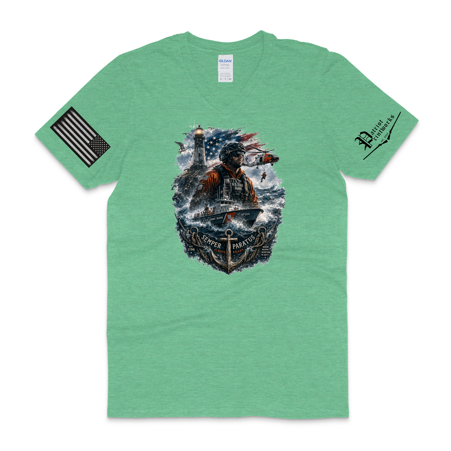 U.S.C.G. V-Neck T-Shirt
