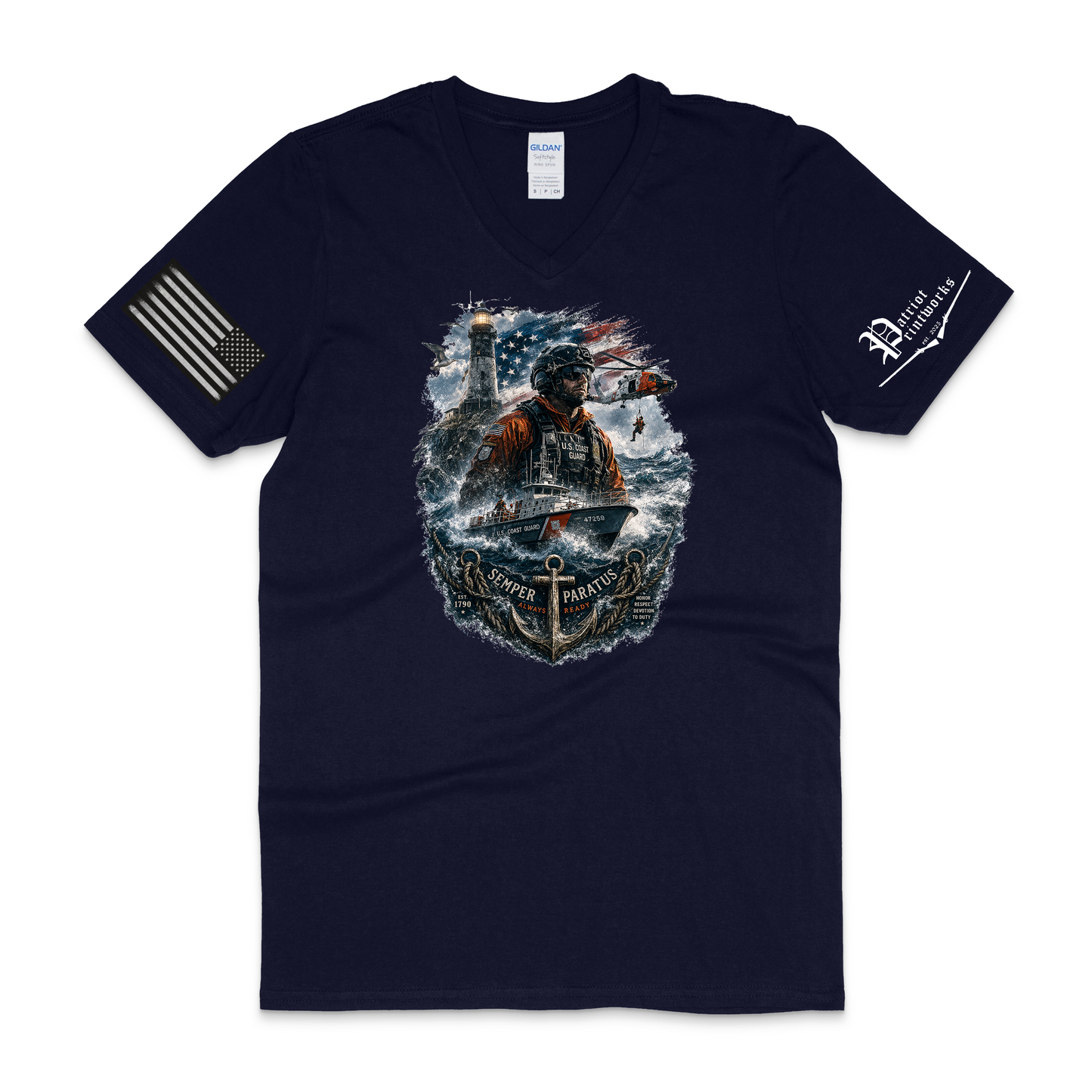U.S.C.G. V-Neck T-Shirt