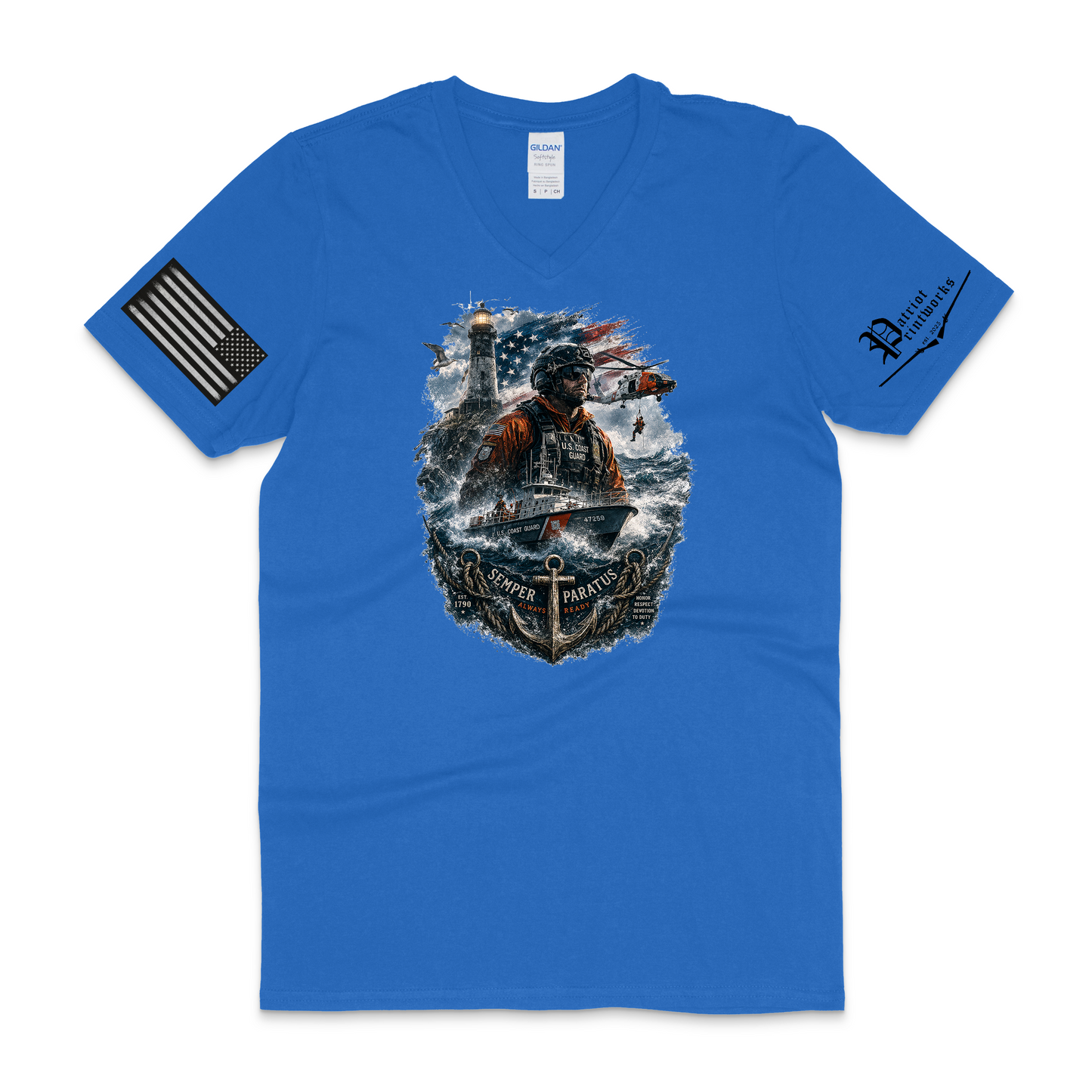 U.S.C.G. V-Neck T-Shirt