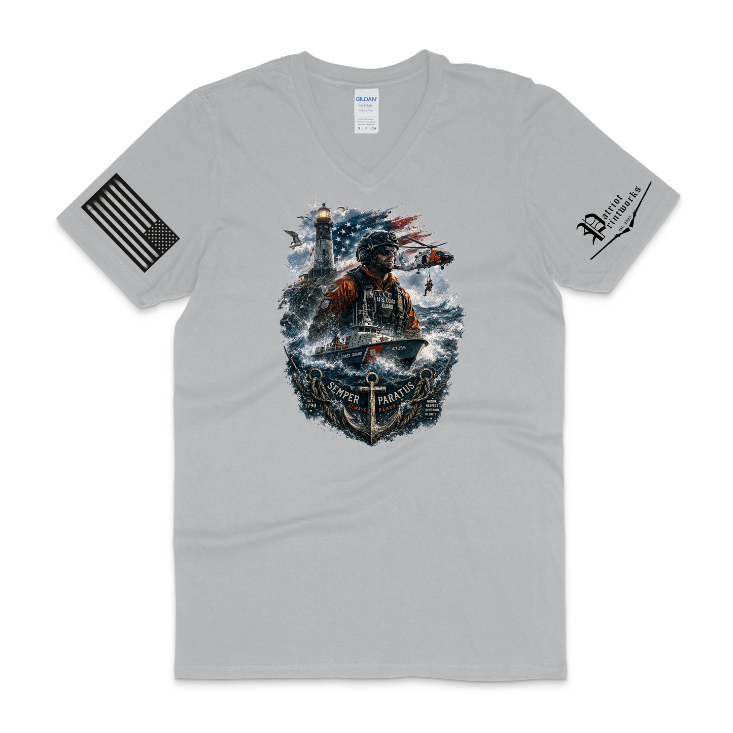 U.S.C.G. V-Neck T-Shirt
