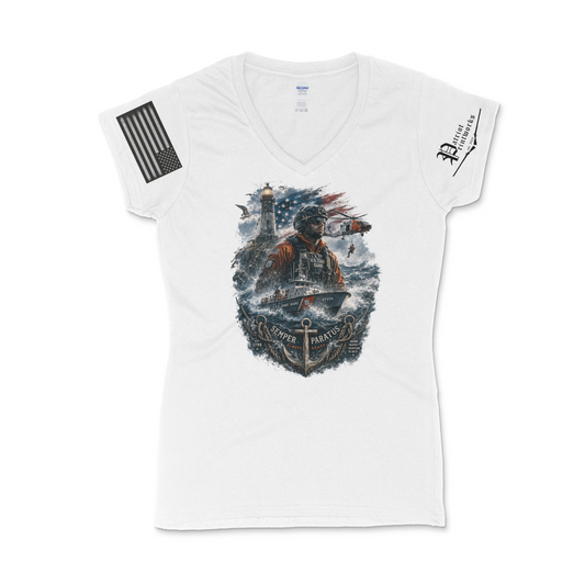 U.S.C.G. Women's V-Neck T-Shirt
