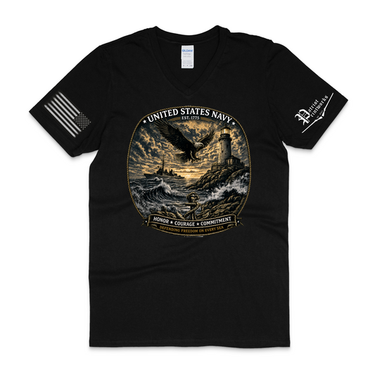 U.S. Navy V-Neck T-Shirt
