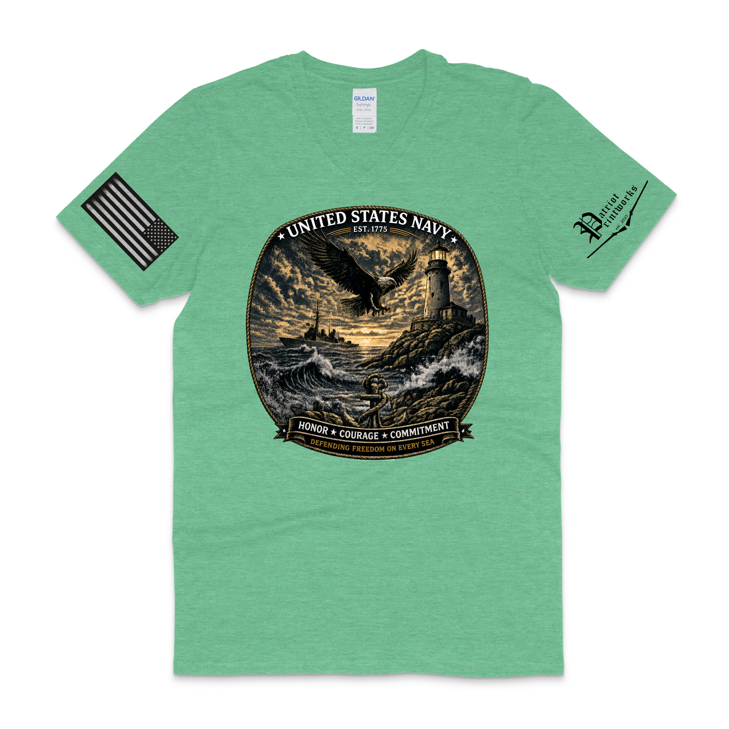 U.S. Navy V-Neck T-Shirt