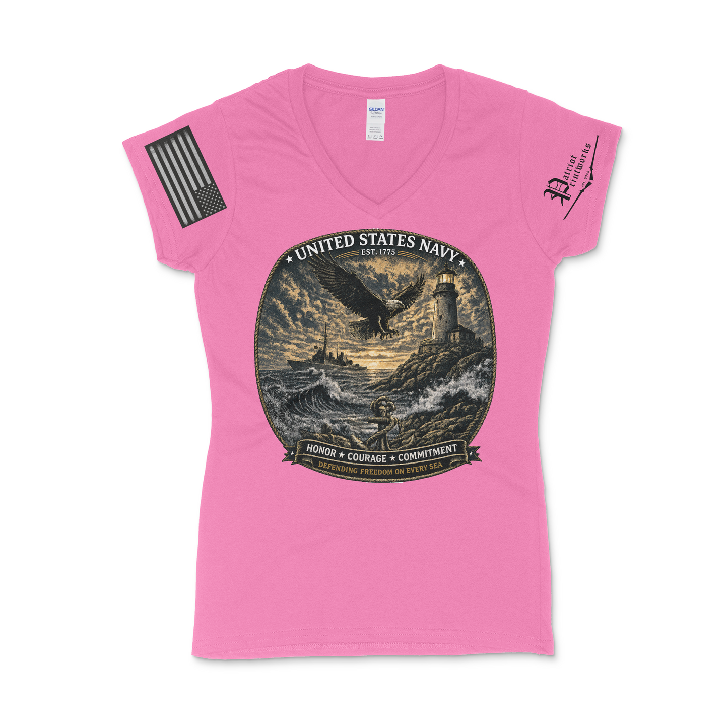U.S. Navy Women's V-Neck T-Shirt