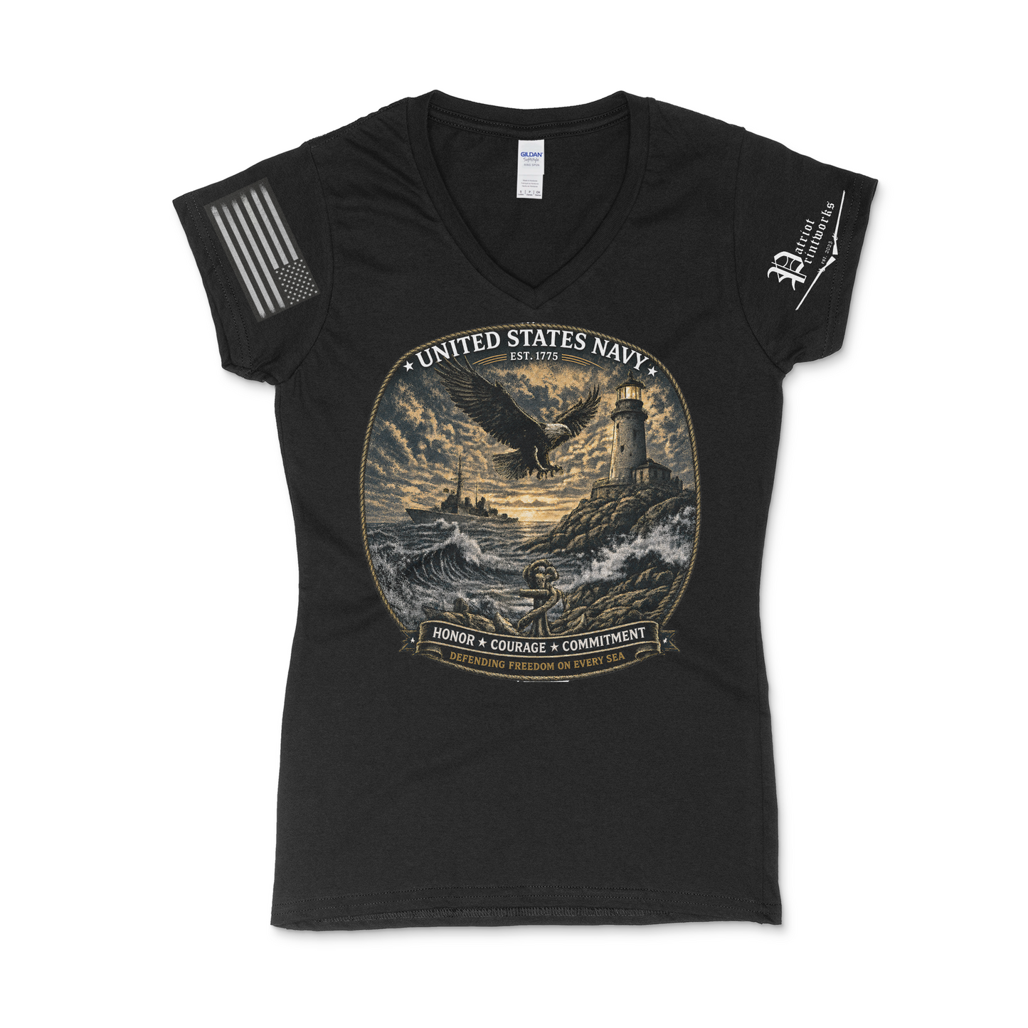 U.S. Navy Women's V-Neck T-Shirt