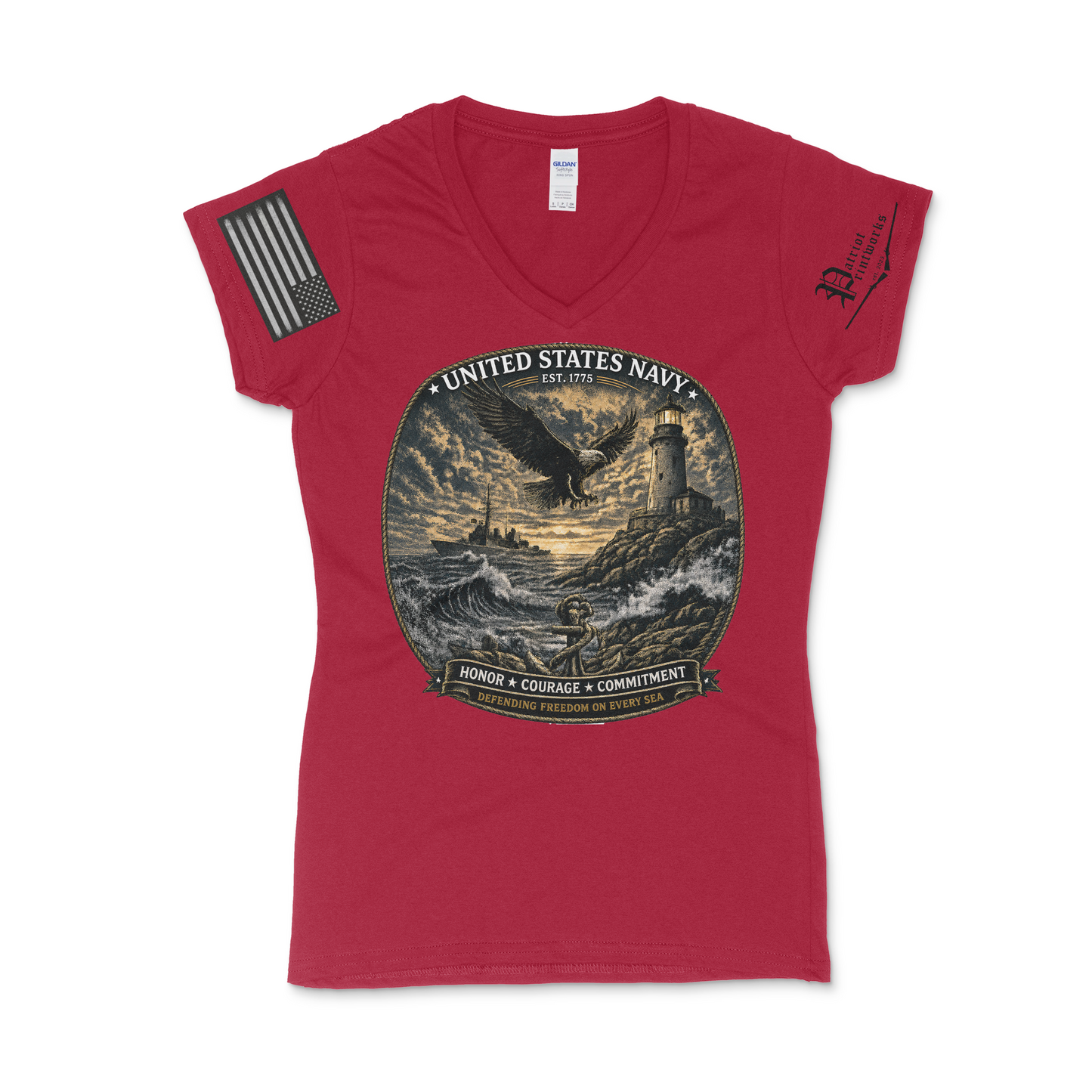 U.S. Navy Women's V-Neck T-Shirt