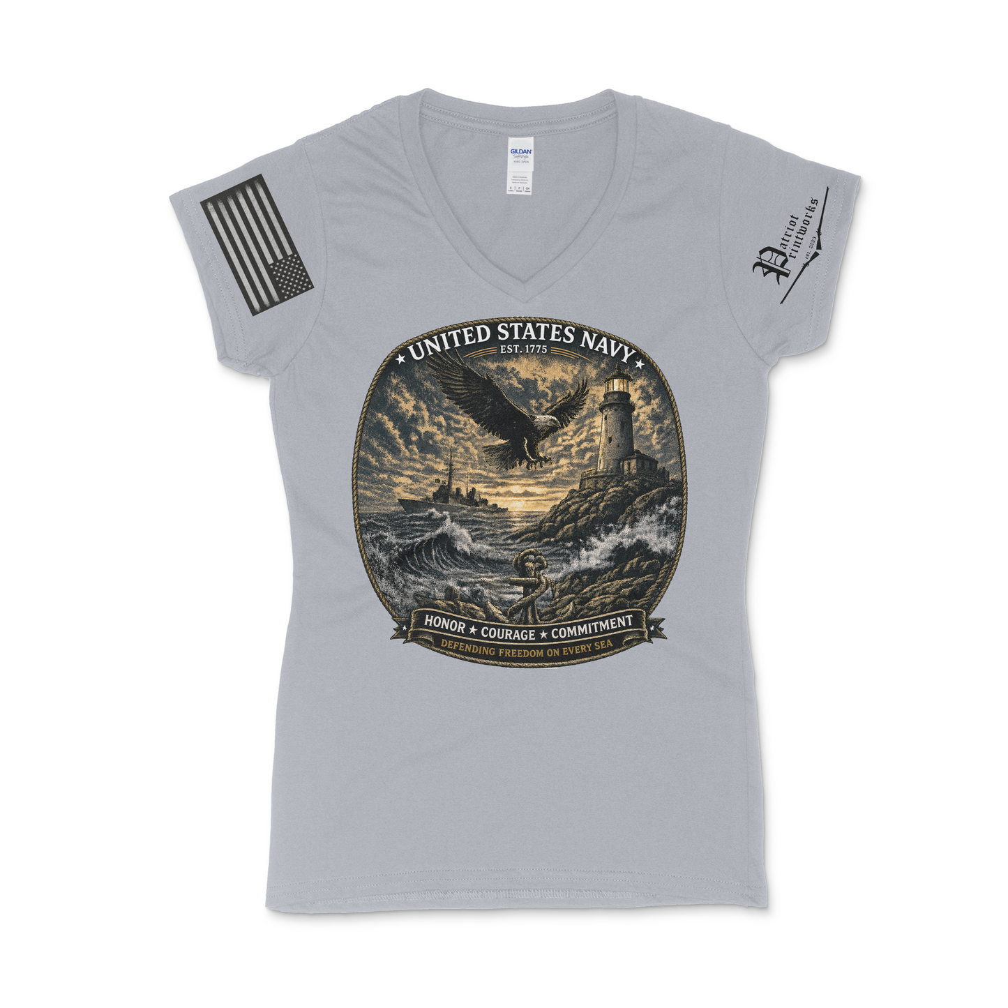 U.S. Navy Women's V-Neck T-Shirt