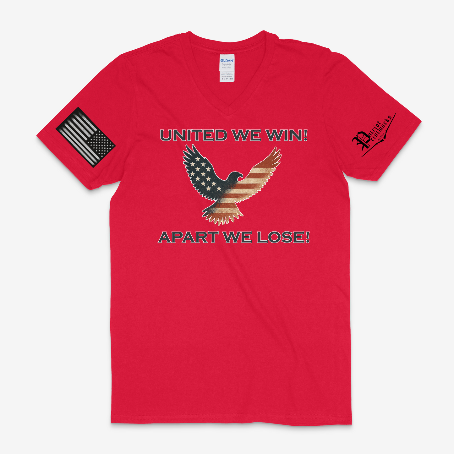 United We Win V-Neck T-Shirt