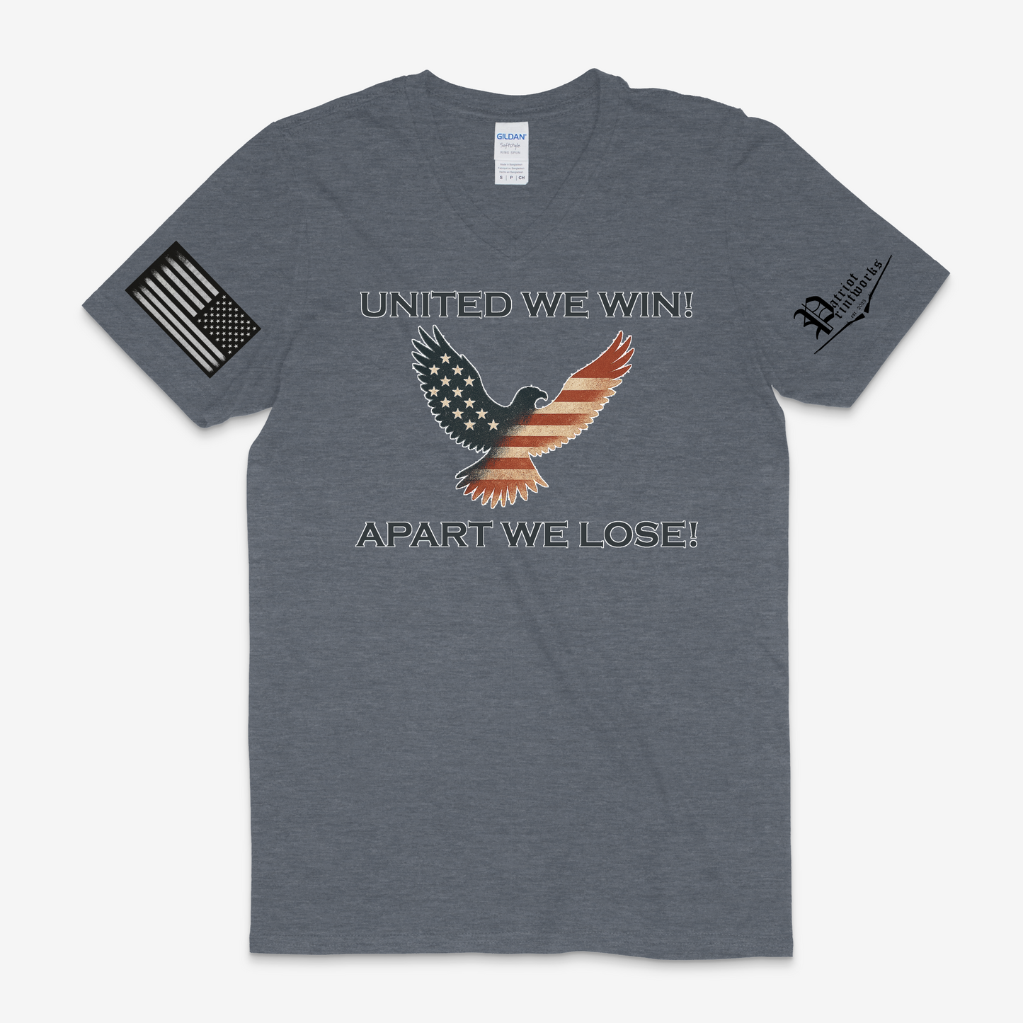 United We Win V-Neck T-Shirt