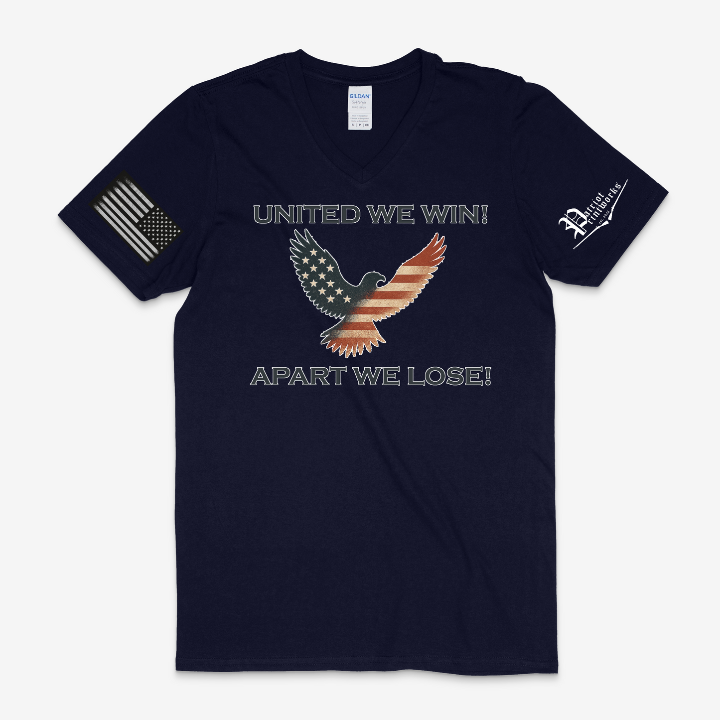 United We Win V-Neck T-Shirt