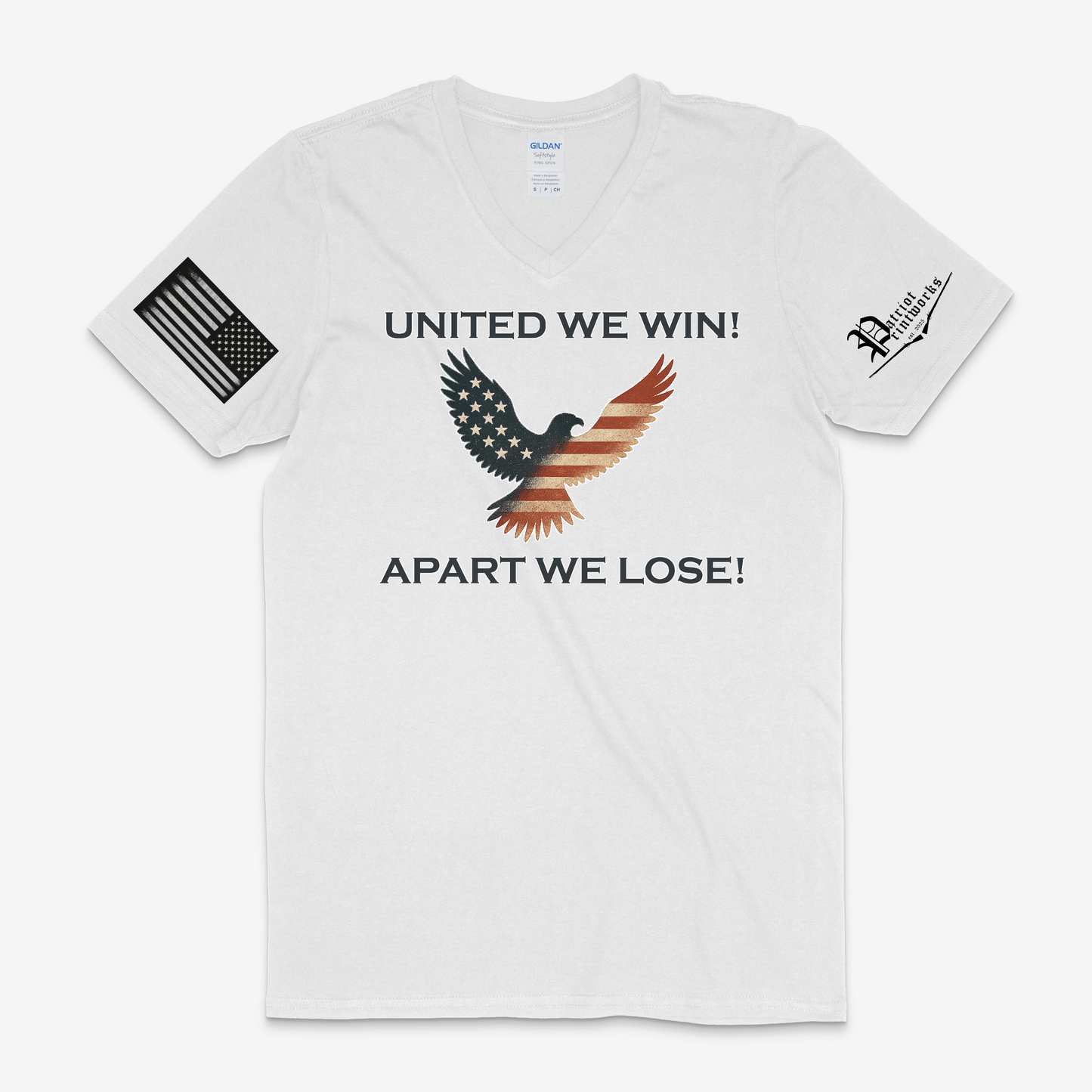 United We Win V-Neck T-Shirt
